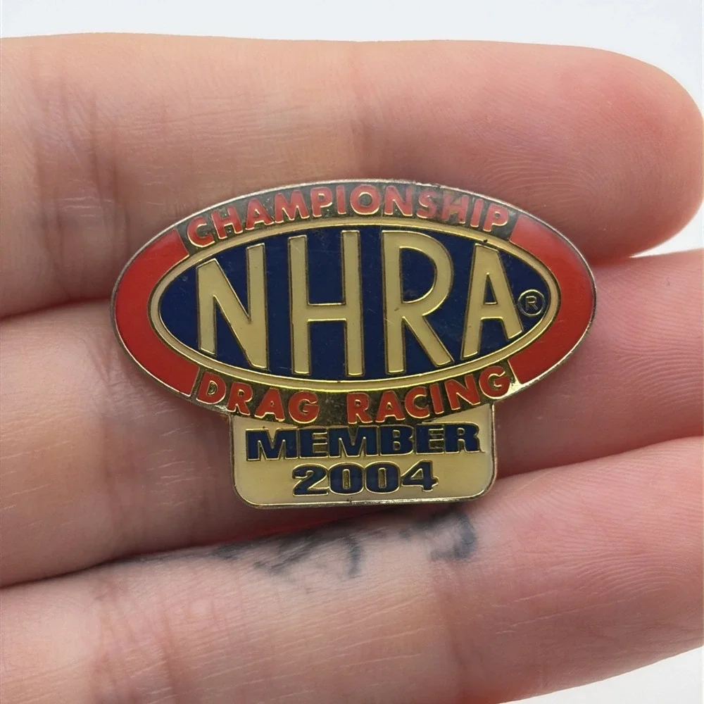 NHRA Championship Drag Racing Member 2004 Lapel Hat Pin Vintage Motorsports